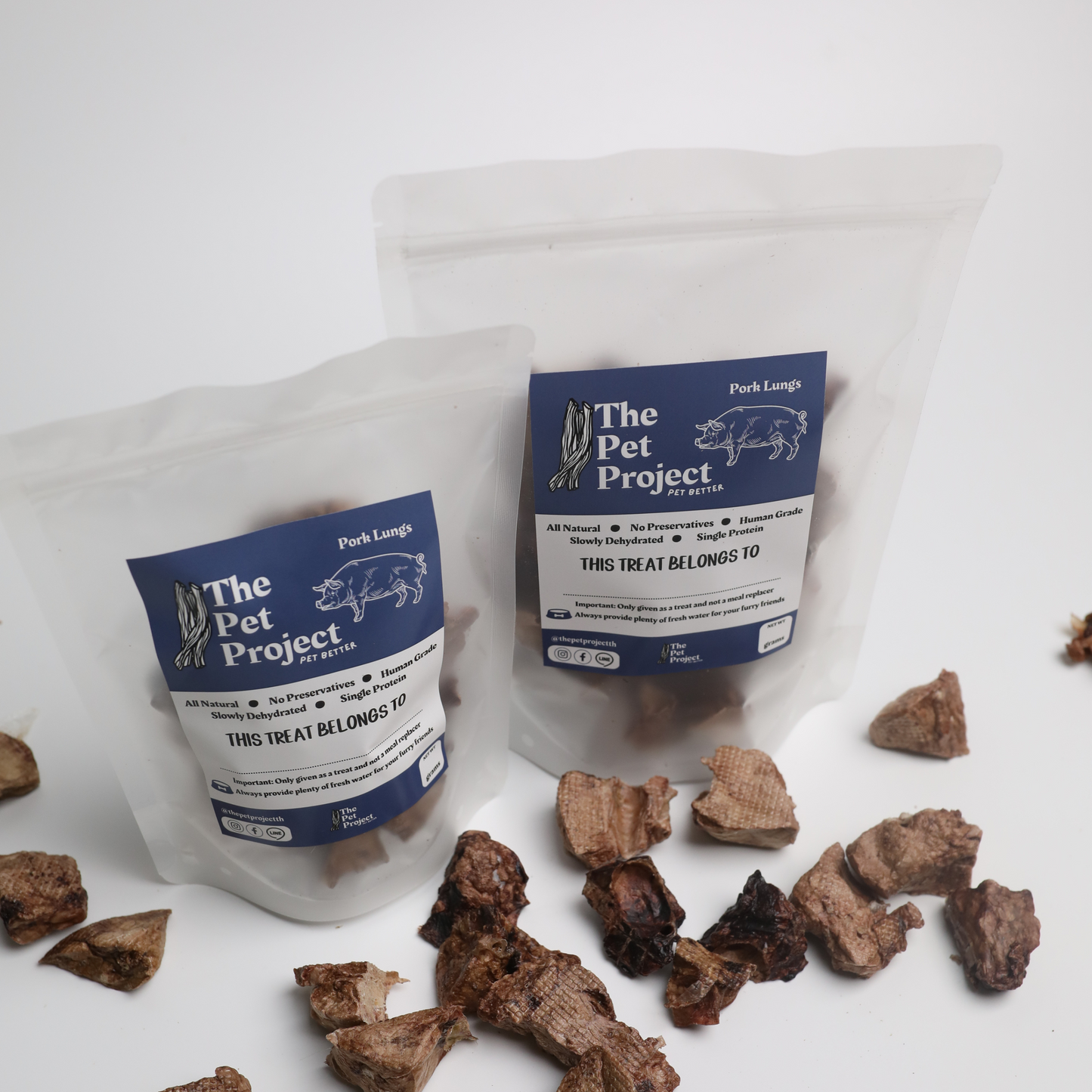 Dehydrated Pork Lung